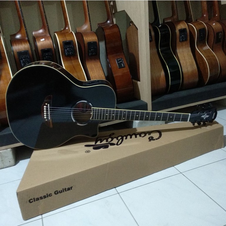 Gitar Akustik Elektrik Listrik BSX Custom High Quality