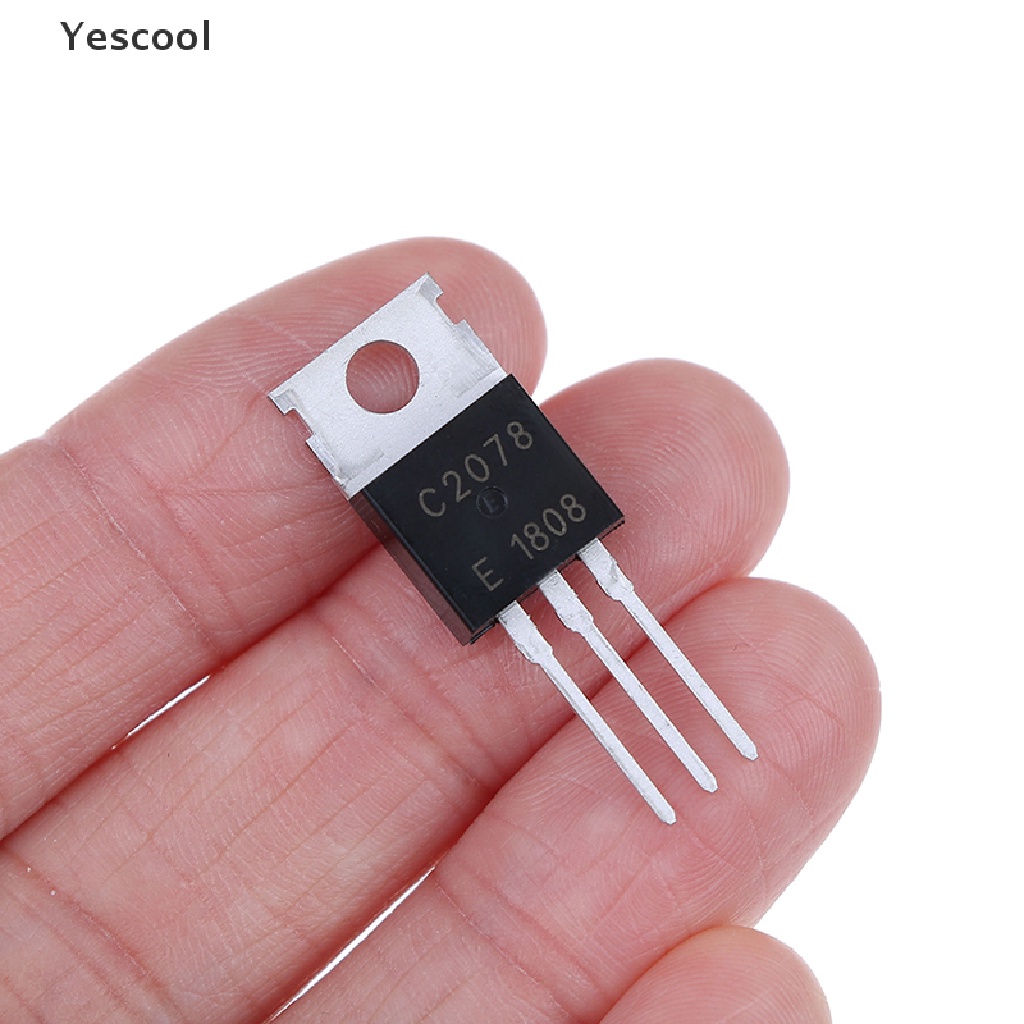 Yescool 5Pcs transistor RF / VHF / UHF TO-220 2SC2078 C2078