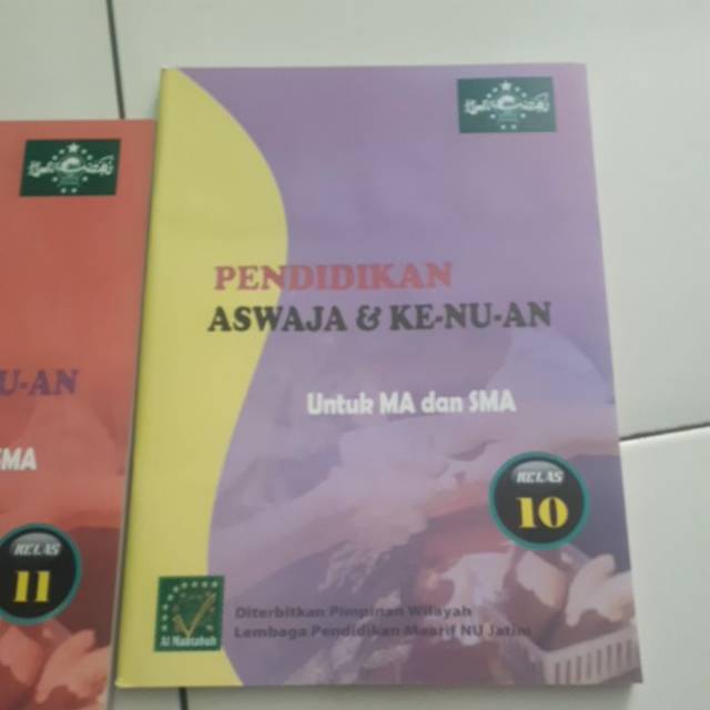 Macam2 buku aswaja panduan buat murid sekolah mulai kls 4 sampai kls 12 MI/SD-MTS/SMP dan MA SMA SMK