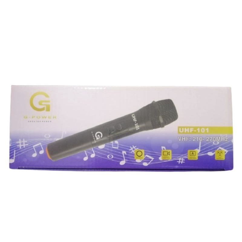 Microphone / Mic Wireless G Power UHF-101