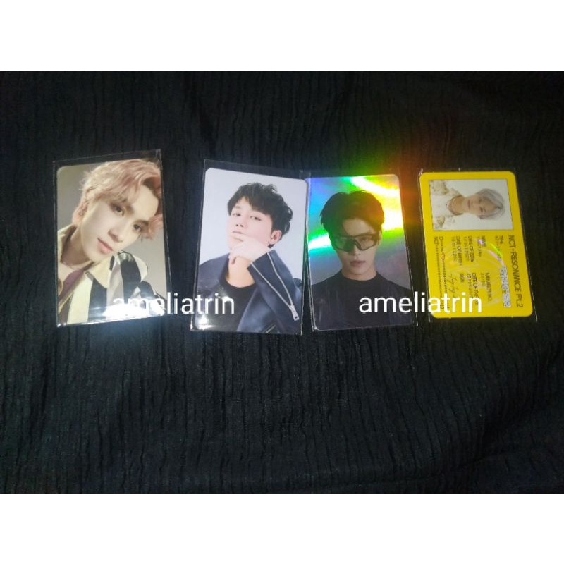 PhotoCard NCT/WayV sg21 taeil hendery kickback id card yangyang hologram benefit