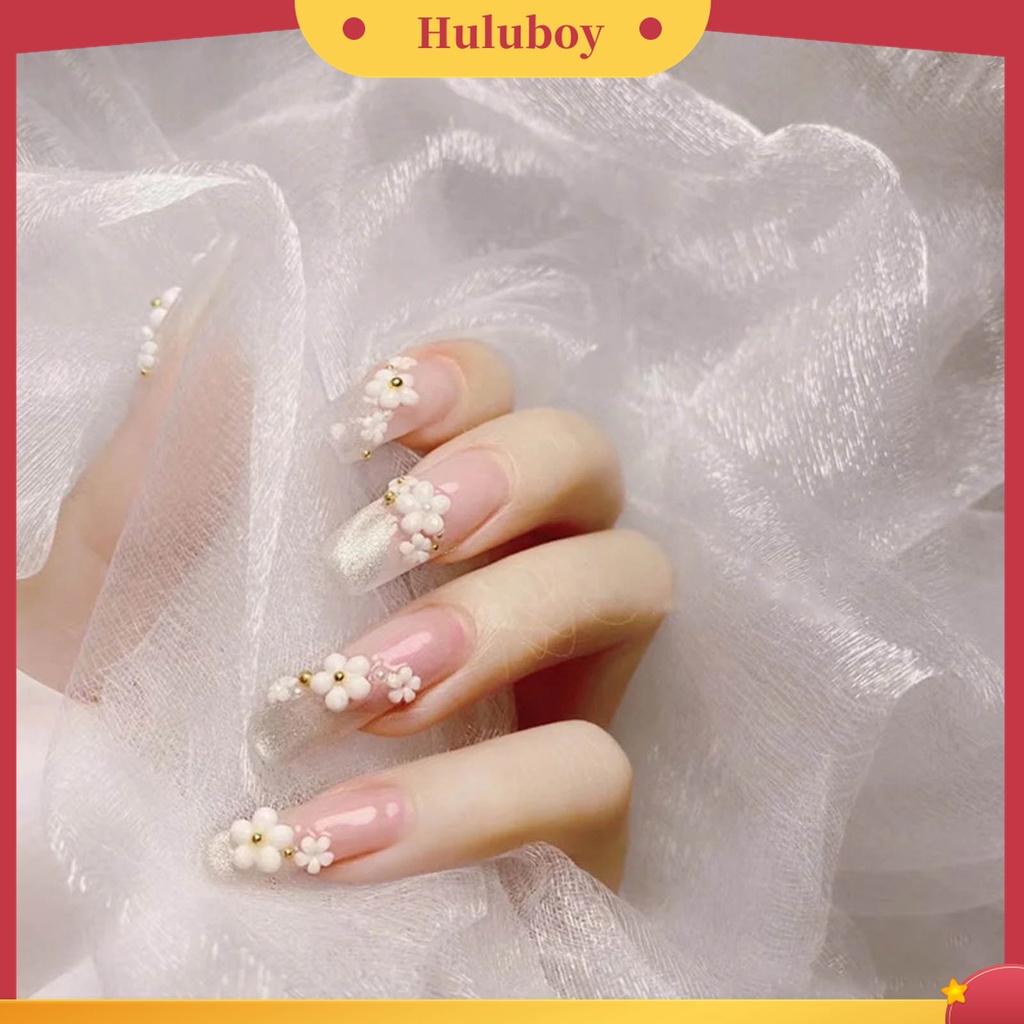 Huluboy Huluboy♡ Ornamen Bunga 3D Untuk Dekorasi Nail Art Charms