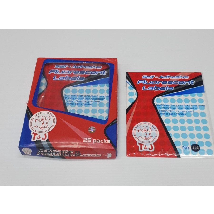 

LABEL STICKER TOM & JERRY BULAT BIRU NO 114 (5lembar)