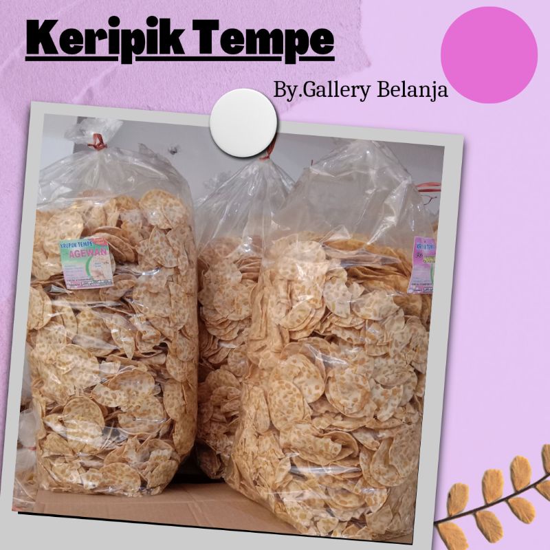 

Keripik Tempe Krispi 250 gram