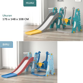 Mainan Ayunan dan Perosotan Anak Ukuran Besar Mainan - Model Dino