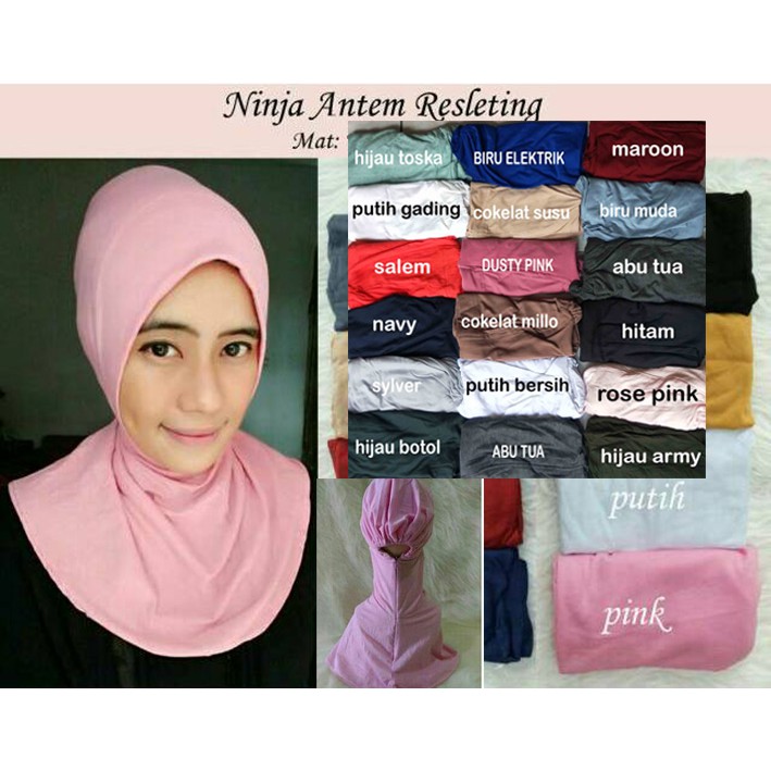 DALEMAN INNER NINJA RESLETING KHIMAR SLETING ANTEM ANTI TEMBEM CIPUT MURAH GROSIR