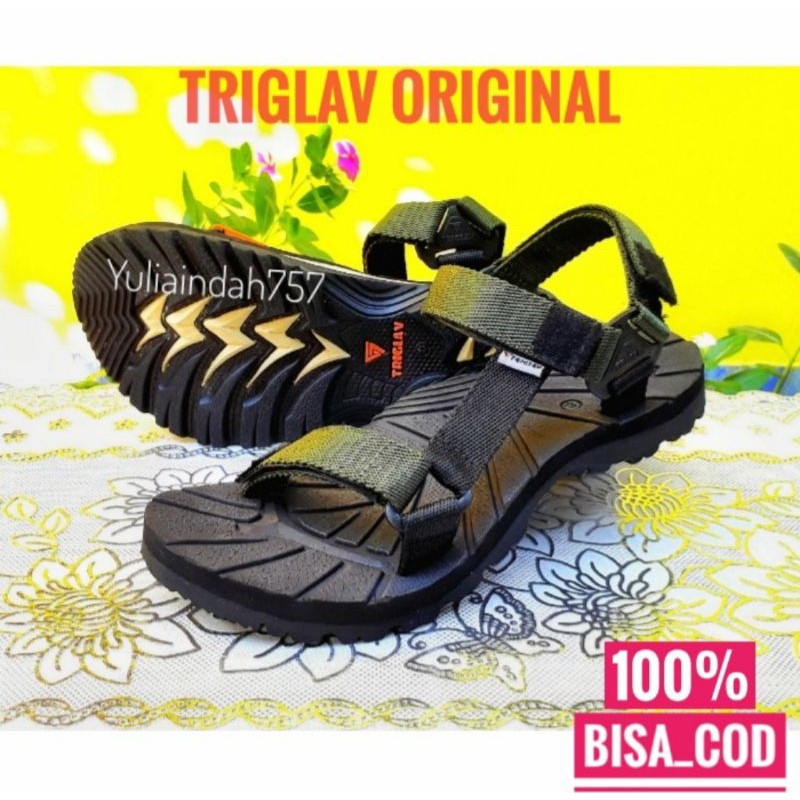 Sandal Gunung Triglav Original 100% - Sandal Pria Sandal Outdoor - Sandal Hiking sandal Adventure - sandal gunung outdoor - sandal triglav