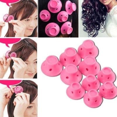 FREE 9 PCS ROLL CURLY Super Easy Hair Curler Cantik Layaknya Salon