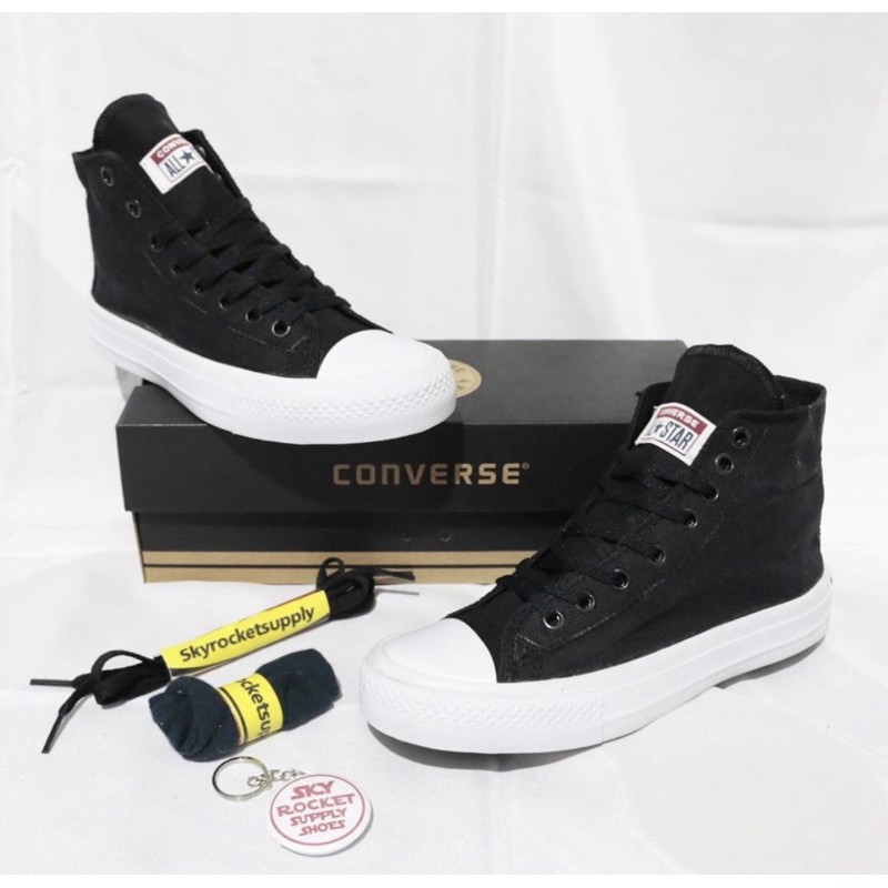 SEPATU CONVERSE  ALLSTAR CT HIGH BW FREE KAOS KAKI CONVERSE  