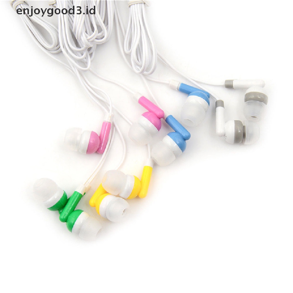 (Rready Stock) Earphone In ear Stereo Dengan Kabel Dan Mic (ID)