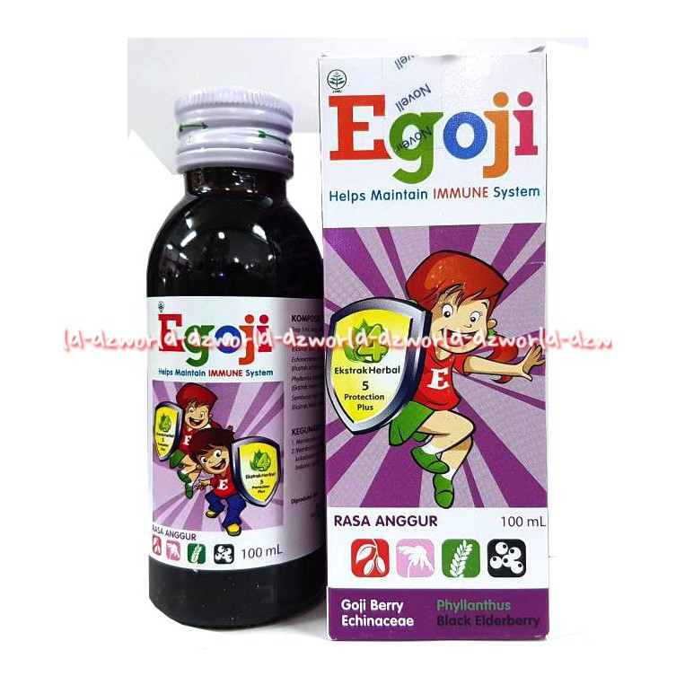 Egoji Help Maintainimmune System 100ml Vitamin Anak Rasa Anggur Imun Meningkatkan Respon Sistem Kekebalan Tubuh Anak