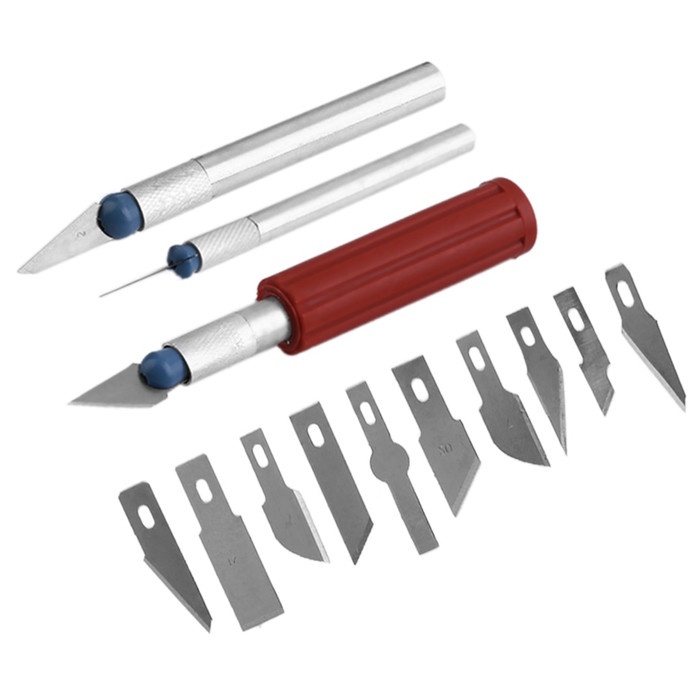 

Cantik Mata Kepala Pisau Ukir Kayu Mini Precision Wood Carving Pen Knife Cut Hot Sale