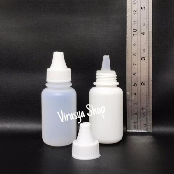 Botol Tetes 30Ml Botol Plastik Hdpe Natural Dove Dop Botol Kecil (Paket 25Pcs)