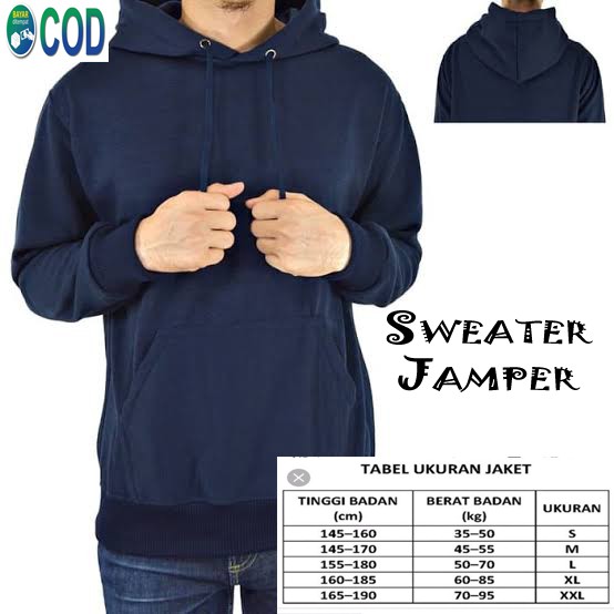 Jaket Polos Hoodie Jumper Murah - Abu Misty Hitam Marun Dongker Hijau