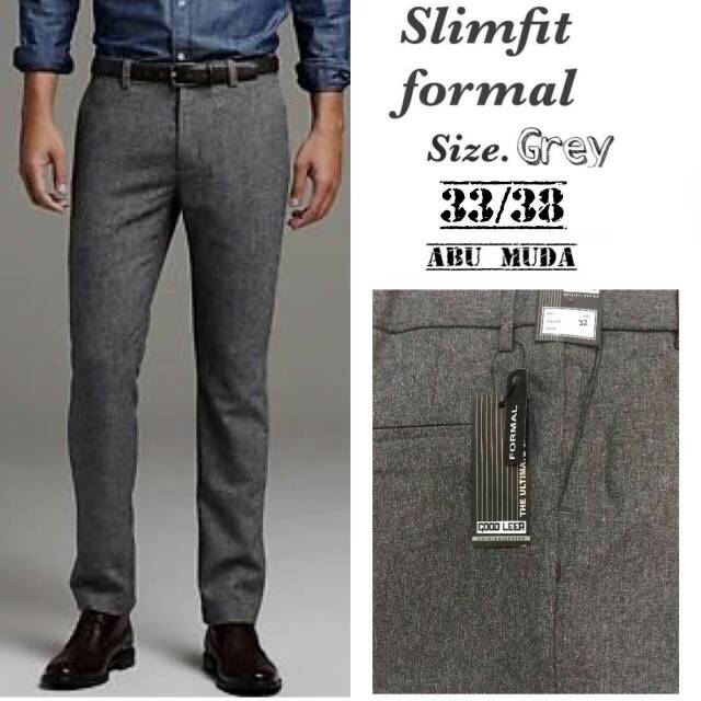 Celana formal pria standart Cardinal original big size 33-38