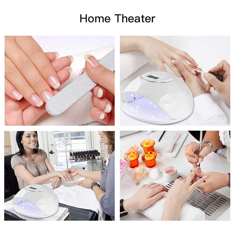 Pengering Kutek Kuku 72W 220V PROFESIONAL UV Led Lamp for Nail Dryer Machine Curing All Types Fingers Toenails Gel Polish UV Lamp Ice Lamp Manicure Brand Quick Dry Lamp UV Nail Dryer UV Lamp Manicure 39pcs LED Nail Lamp Curing Gel Polish Ice Dryer