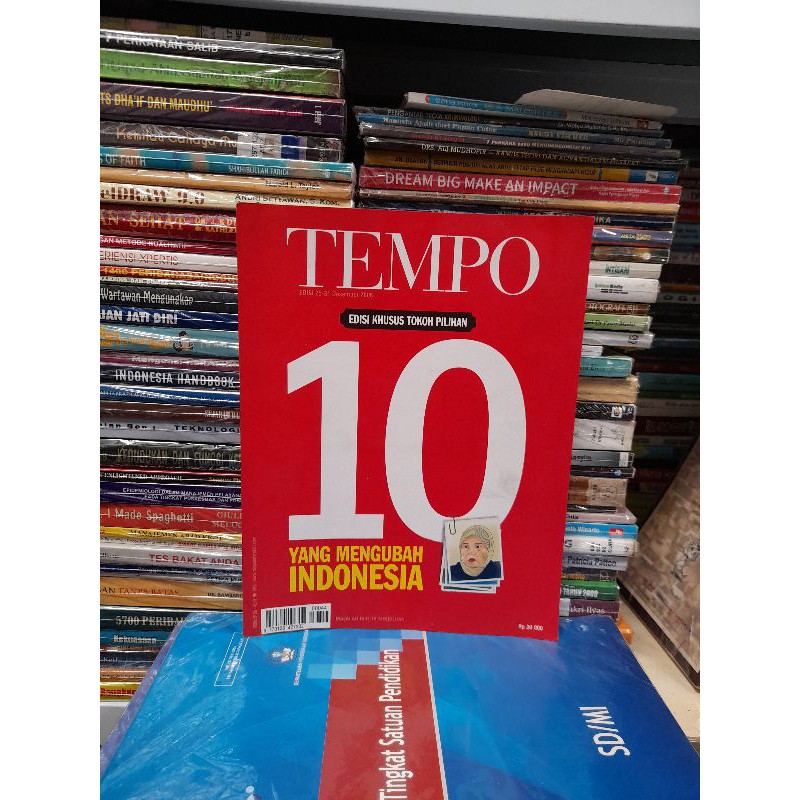 Original Buku Majalah Tempo Edisi Khusus 10 Yang Mengubah Indonesia 25 31 Desember 2006