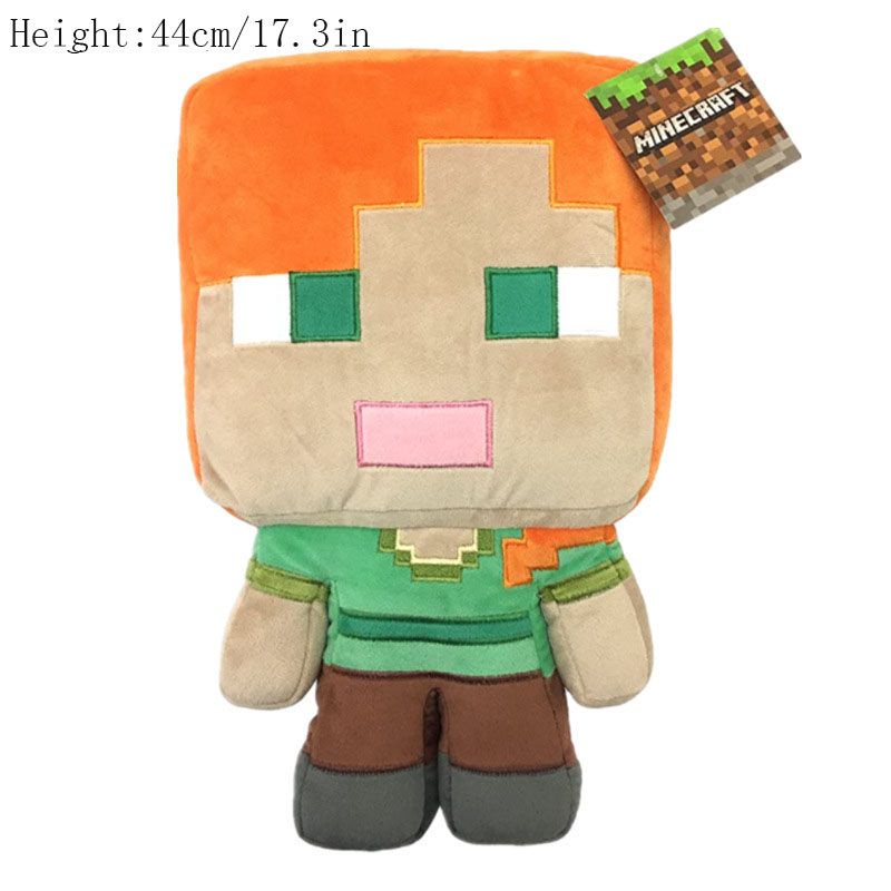 Mainan Boneka Plush Minecraft Creeper Enderman Pig Bear Pixel Zombie Untuk Hadiah Natal / Tahun Baru