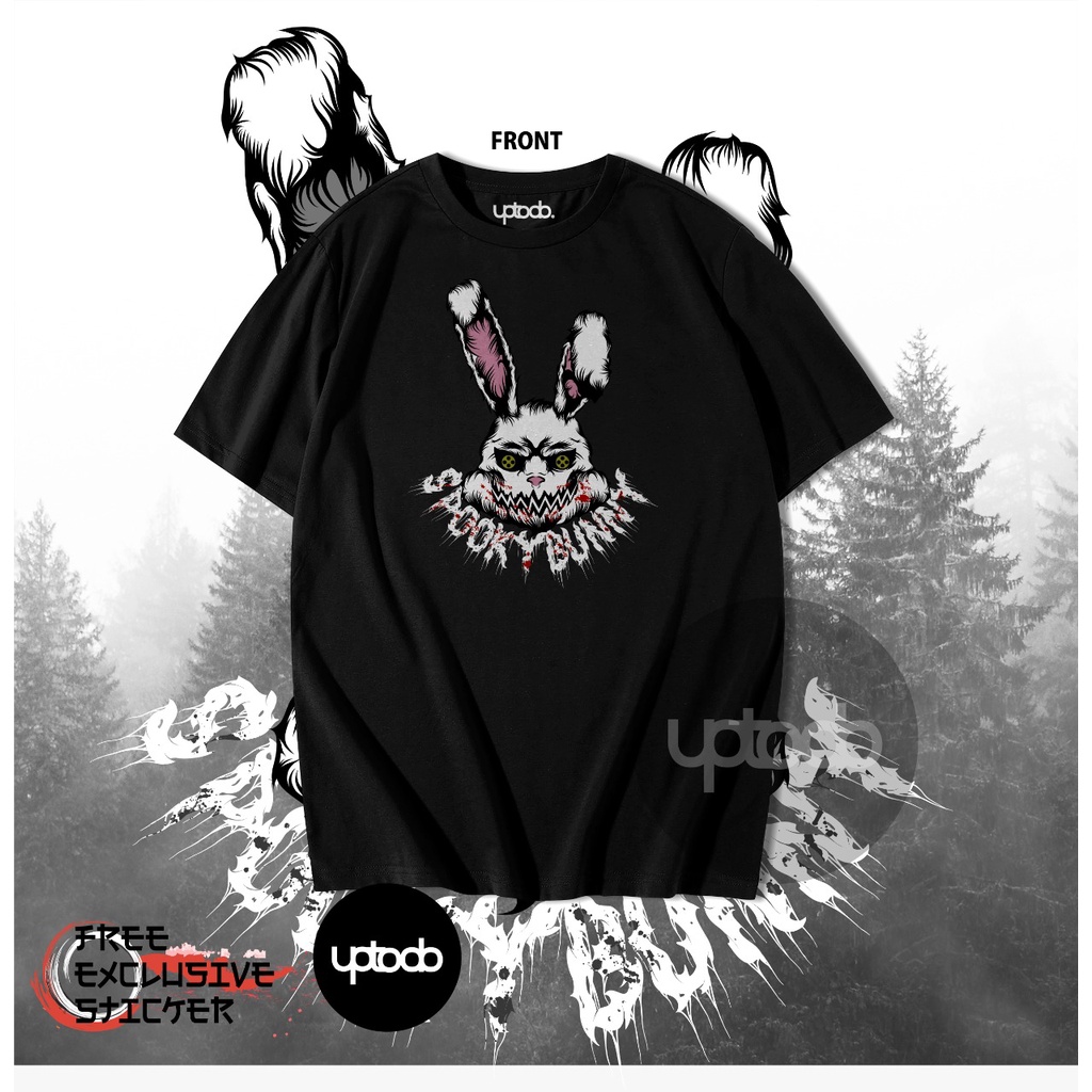 Kaos Oversize Hacker Spooky Bunny Bjorka Terbaru Limited Edition Pria Wanita Uptodo Original