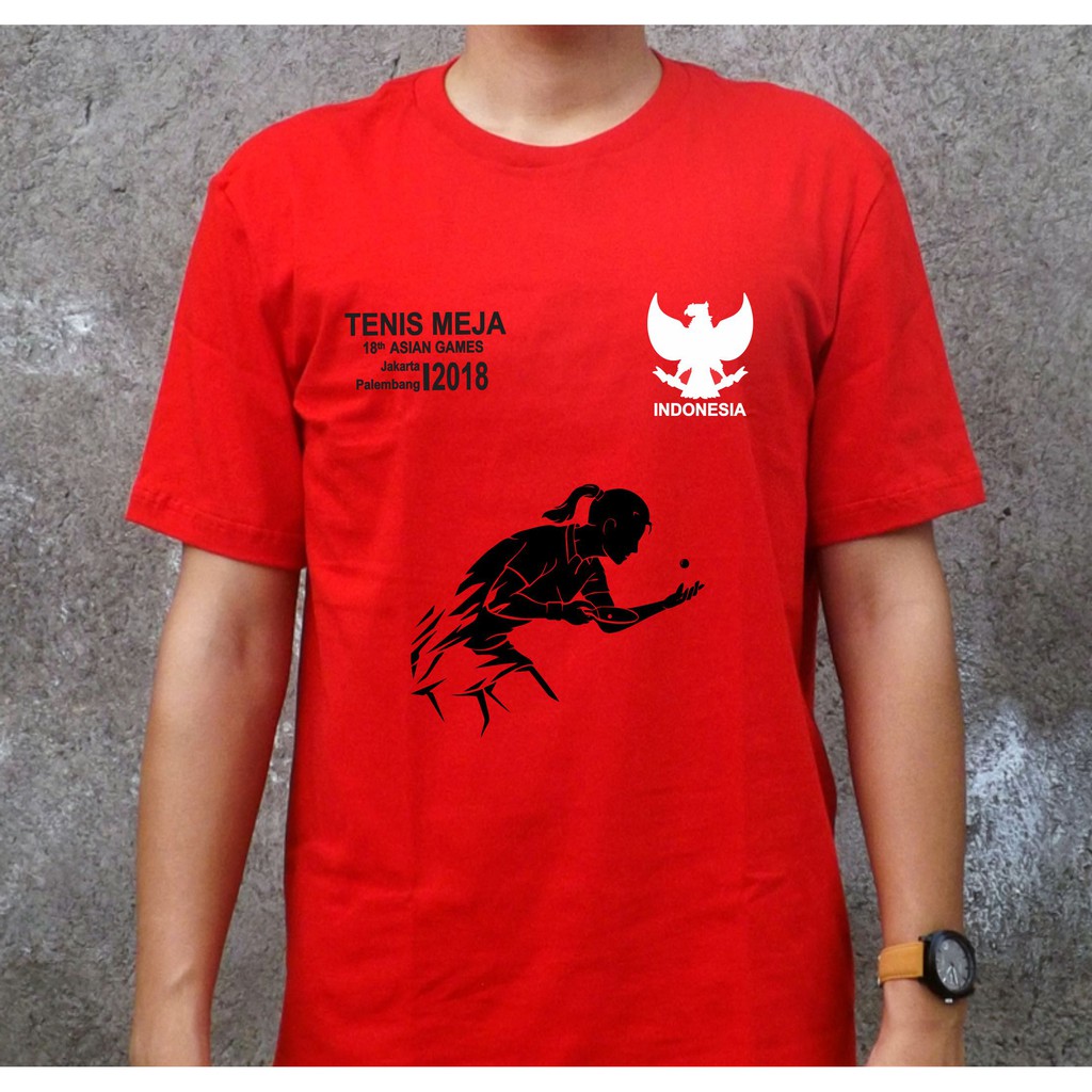 Kaos Costum Tenis Meja Wanita Asian Games
