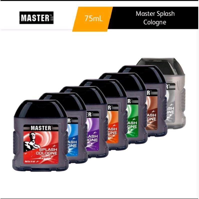 MASTER SPLASH COLOGNE 75 ml Kemasan Botol Baret