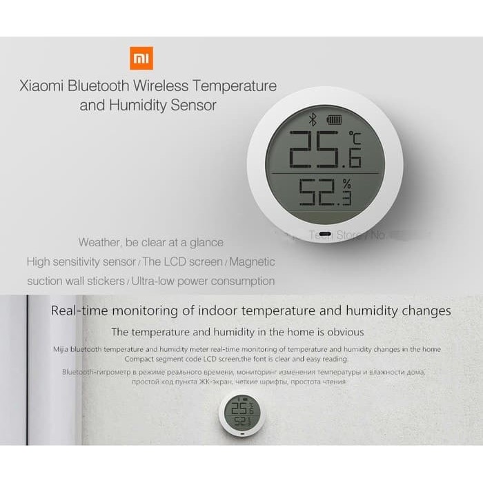 Mijia Bluetooth Wireless Temperature Humidity Sensor