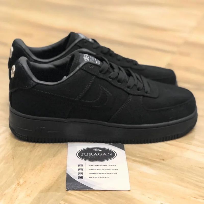 Nike Air Force 1 Low x Stussy &quot;Triple Black&quot;