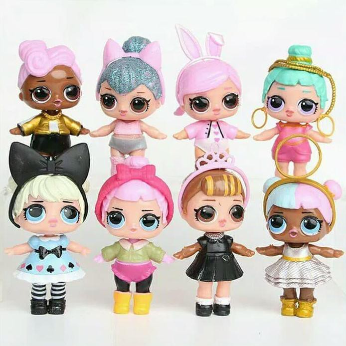 Lol Surprise Murah Figure Set Terbaru Isi 8 Hiasan Kue Topper Cake