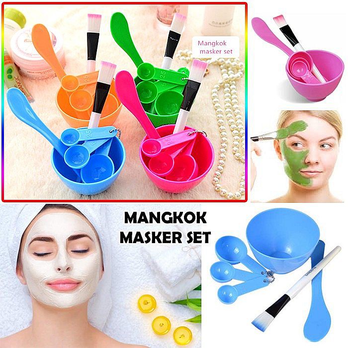 Mangkok Masker Set / Set 4 in 1