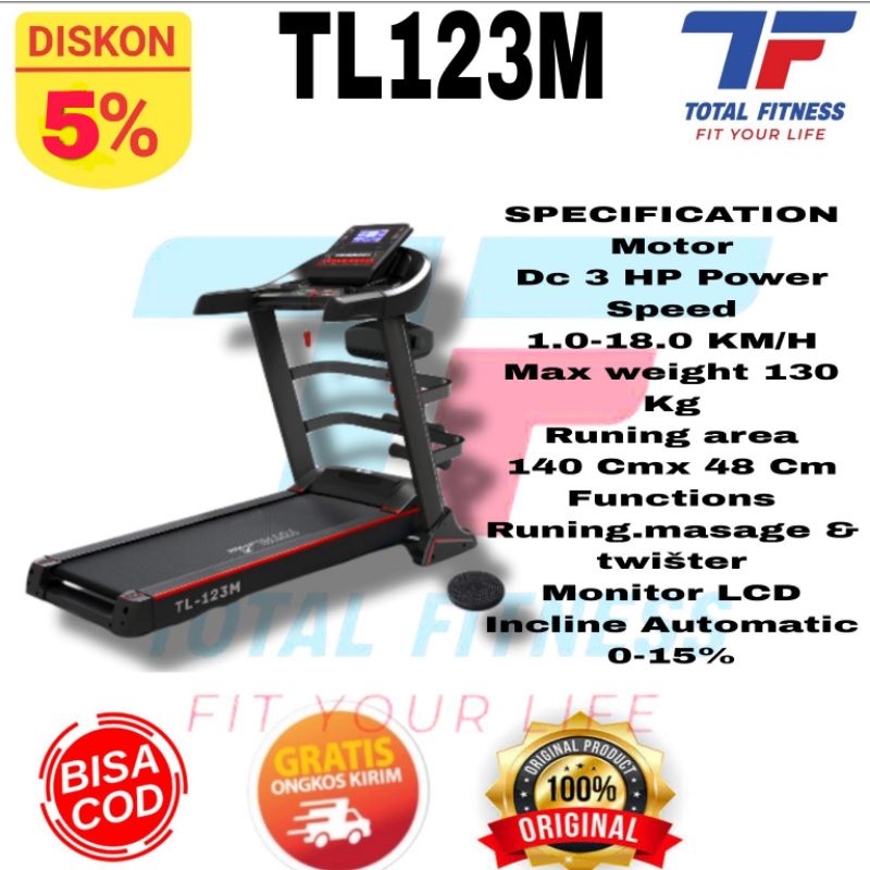Treadmill Elektrik TL 123M