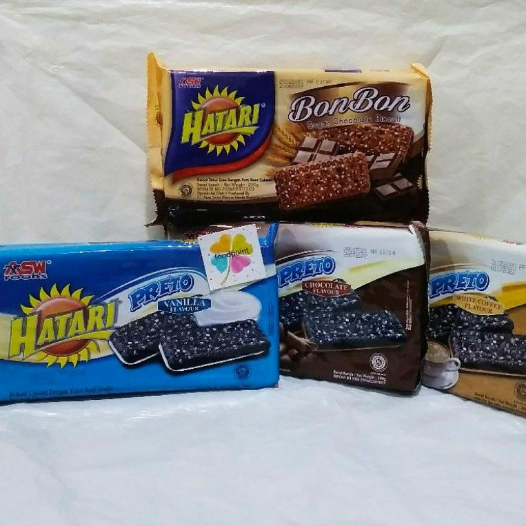 

Biskuit Hatari Flavour Cream / BonBon / Preto Sugar Biscuit Indo