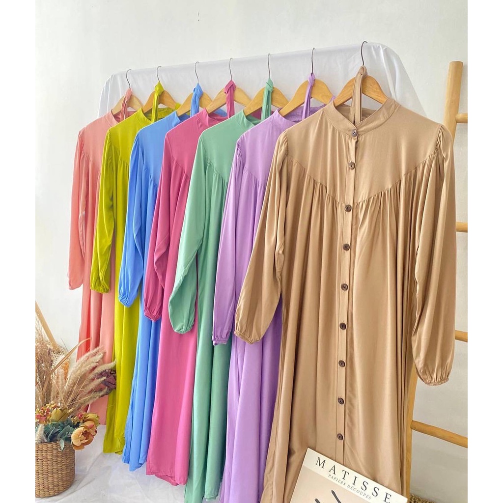 ASHA DRESS - DRESS WANITA - PAKAIAN WANITA - CASUAL DRESS