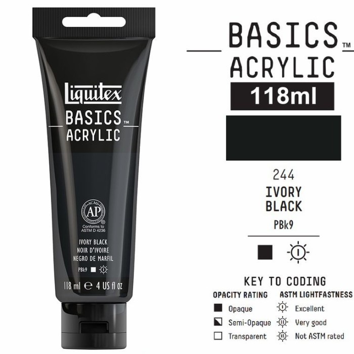 

Produk Terbaru Liquitex Basics Acrylic 118 Ml Ivory Black