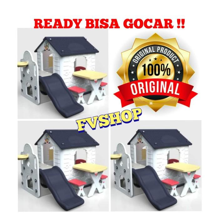 Slide | Terbaru Rumah Rumahan Anak Mainan Playground Outdoor Indoor Perosotan
