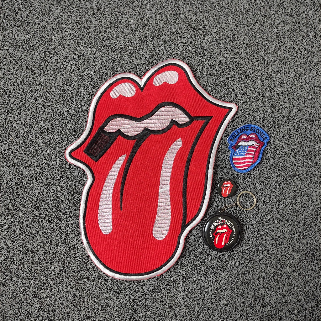 Backpatch Punggung Patch Bordir Jumbo Rolling Stones Satu Paket