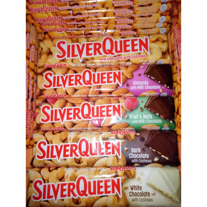 

COKELAT- SILVERQUEEN 65GRAM / SILVERQUEEN 65 GRAM - DARK CHOCOLATE -COKELAT.