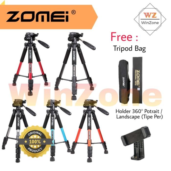 Tripod ZOMEI Q111 Profesional Tripod Kamera DSLR Mirrorless Murah Berkualitas