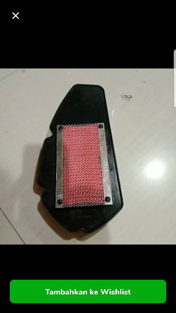 Saringan udara/ filter udara/ hawa aerox/ LEXI