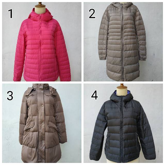 Jaket Bulu Angsa Uniqlo Ultralight Down Jacket Wanita