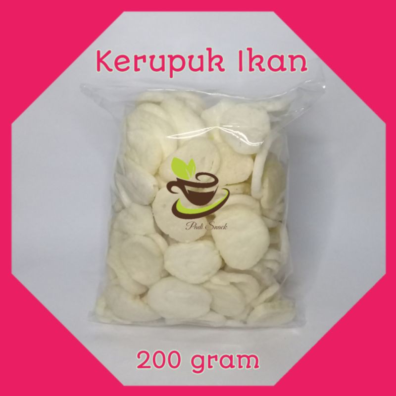 

KERUPUK IKAN / KERUPUK KOIN / KERUPUK IKAN200gr
