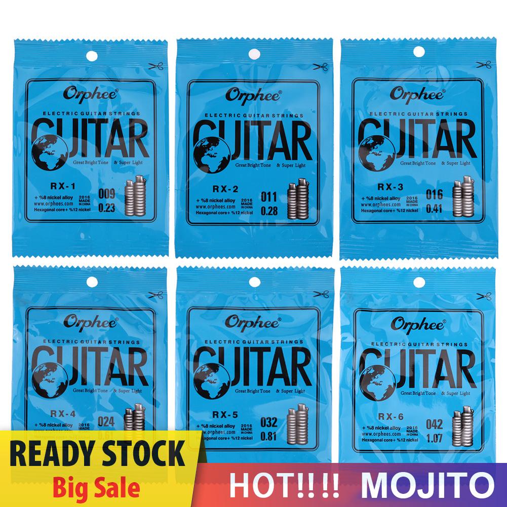 MOJITO Orphee RX 1-6 Series Universal Single Guitar String for Electric Guitars