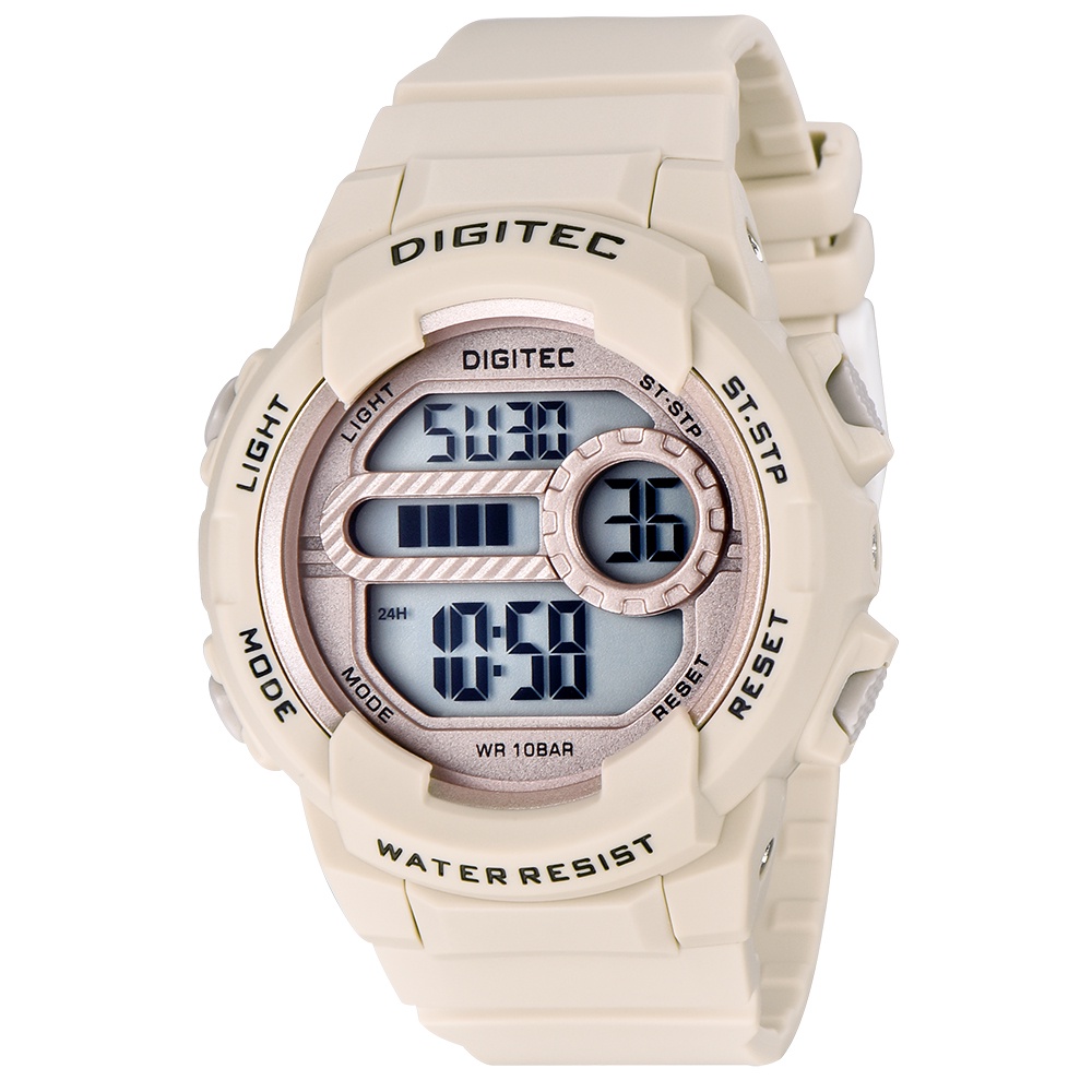 DIGITEC Jam Tangan Digital Unisex BDG-7120T Water Resist-RG-4W