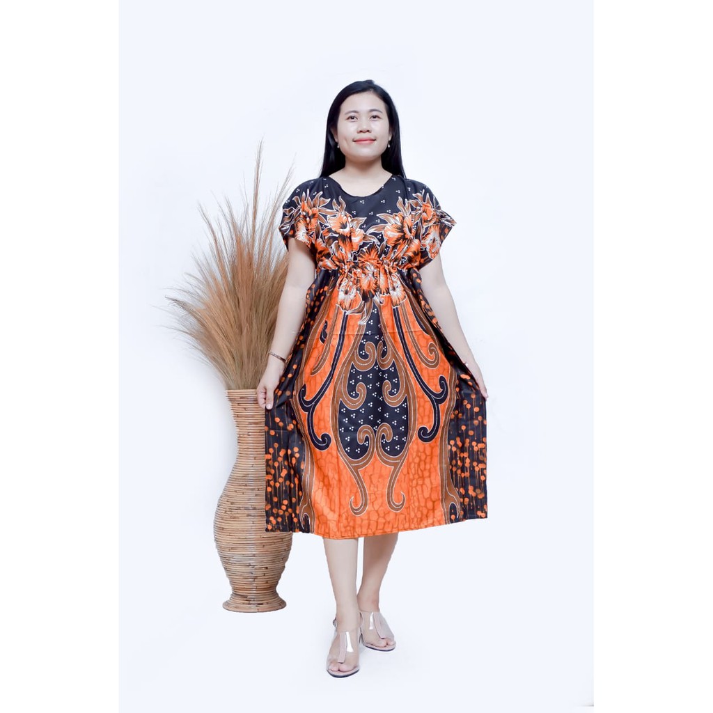 Daster Terbaru Murah Lowo Serut Bella Jumbo / Coza Batik