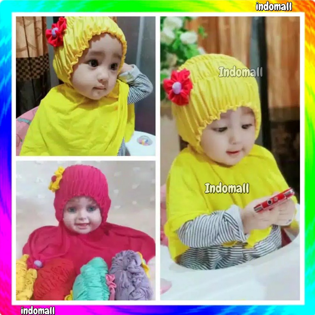 Kerudung Bayi 0 6 Bulan Up 2 Th A Kerut Hijab Bayi Jilbab Anak Bayi Jilbab Bayi Perempuan 0 6 Bulan