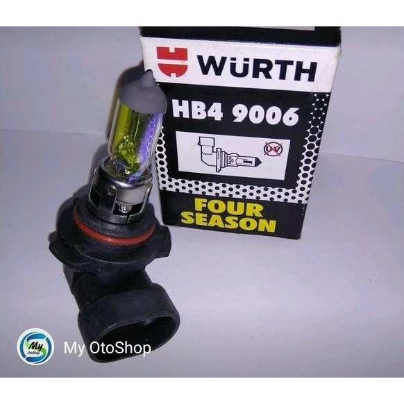 Bohlamp wuerth Lampu wurth HB4 12V 55 Watt Fourseason lampu kabut .