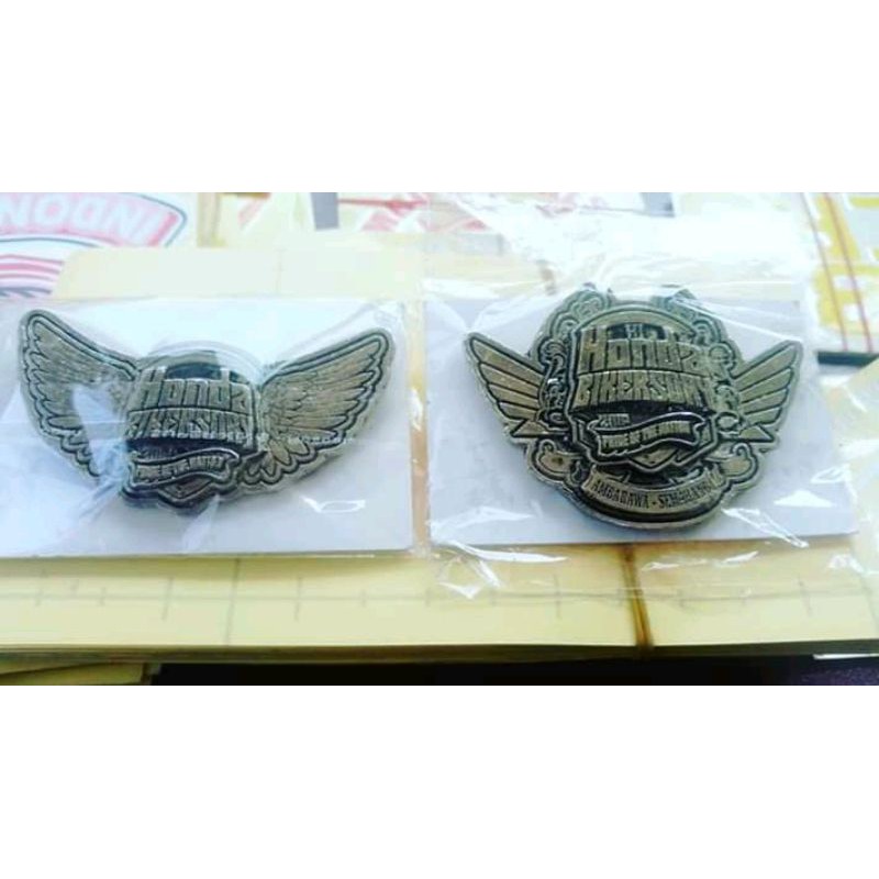 pin cor Honda Bikers day