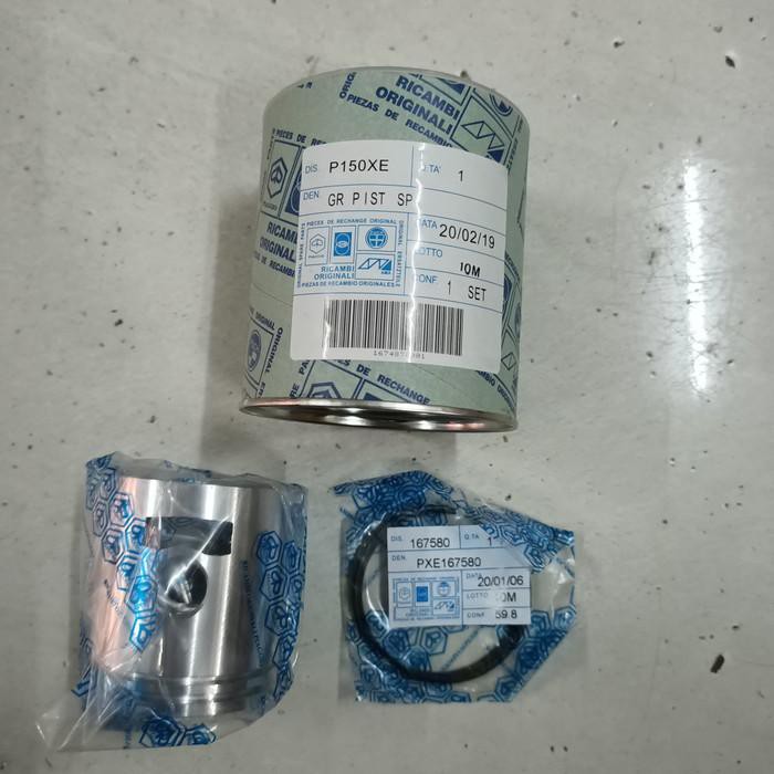 Jual Piston Seher Vespa PXE 10 M Ring Tipis Sparepart Aksesoris Vespa tool Limited