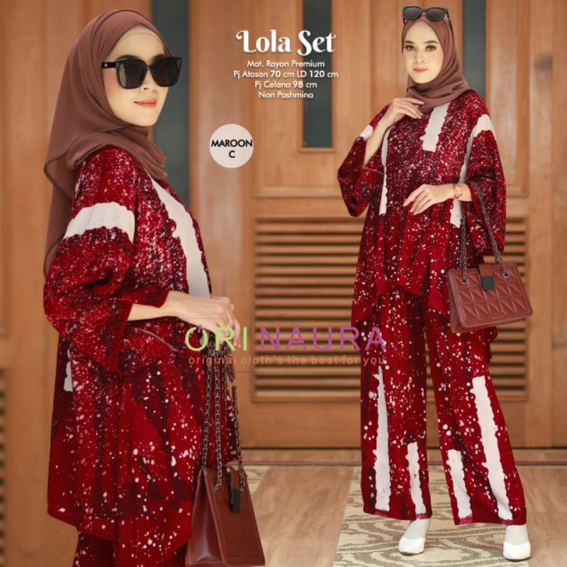 Oneset Kamelia Daun Rayon Diamond -  WAKA WAKA JUMBO MOTIF TERBARU  BAHAN RAYON SANTUNG SUPER BISA BUSUI RESLETING DEPAN