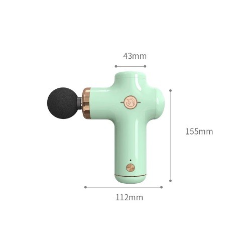 MG11 - Mini Portable Fascia Massage Gun - Alat Pijat Mini Revolusioner