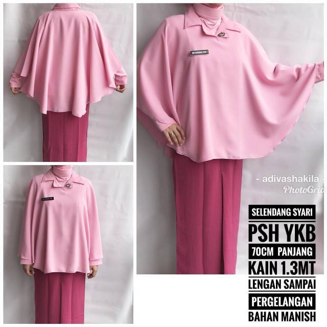 SELENDANG SYARI PSH YKB INSTAN 70CM lebar 1.3m-1